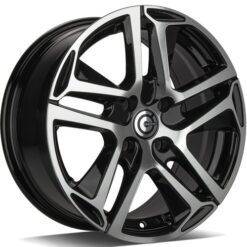 Jante Carbonado NICE 16x7 ET25 4x108 -BFP - Black Front Polished