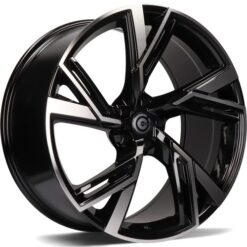 Jante Carbonado RICH 18x8 ET45 5x112 -BFP - Black Front Polished