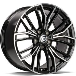 Jante Carbonado YANKEE 19x8 ET28 5x112 -BFP - Black Front Polished
