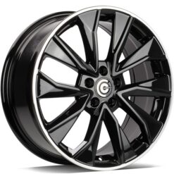 Jante Carbonado GASWORKS 17x7 ET40 5x100 -BGLP - Black Glossy Lip Polished