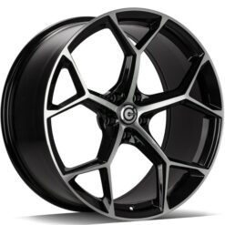 Jante Carbonado FANCY 20x9 ET30 5x112 -BFP - Black Front Polished