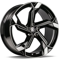 Jante Carbonado SUPERSTAR 19x8,5 ET35 5x112 -BFP - Black Front Polished