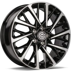 Jante Carbonado SPACE 17x7,5 ET45 5x114,3 -BFP - Black Front Polished