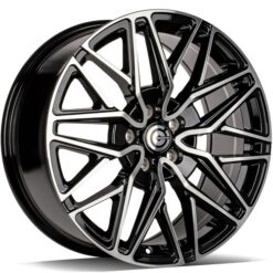 Jante Carbonado IDAHO 18x8 ET45 5x108 -BFP - Black Front Polished