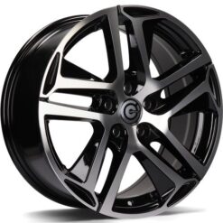 Jante Carbonado Nice 16x7 ET35 5x108 -BFP - Black Front Polished