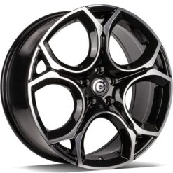 Jante Carbonado UNIQUE 18x7,5 ET45 5x112 -BFP - Black Glossy Lip Polished