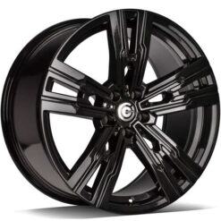 Jante Carbonado Vampire 20x10 ET35 5x112 -BG - Black Glossy
