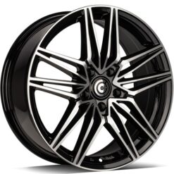 Jante Carbonado Ground 19x7,5 ET40 5x114,3 -BFP - Black Front Polished