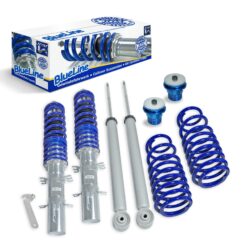BlueLine Coilover Kit suitable for Skoda Octavia (1U) incl. station wagon 1.4, 1.6, 1.8 20V, 1.8T, 2.0, 1.9SDi, 1.9TDi year 1997 - 2004, except vehicles with four-wheel drive