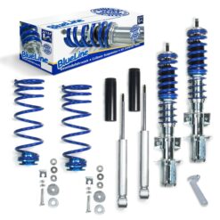 BlueLine Coilover Kit suitable for Volvo 850 incl. station wagon type LS, LW  2.0i, 2.5i, 2.5i 20V, 2.3i T 20V year 1991 - 1996, except vehicles with four-wheel drive_x000D_
Volvo S70 and V70 type L  2.0, 2.4, 2.4T, 2.5, 2.5 20V, 2.5T, 2.5TDi, 2.5D year  1996 - 2000, except vehicles with four-wheel drive