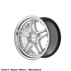 STROM DS-05 17x8,5 ET26 5x114,3 -Hyper Silver / Polished Dish