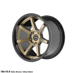 STROM DS-15 18x10,5 ET10 5x114,3 -Gloss Black / Satin Bronze Face