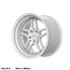 STROM DS-05 18x10,5 ET10 5x114,3 -Full Gloss White