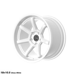 STROM DS-15 18x10,5 ET8 5x120 -Full Gloss White