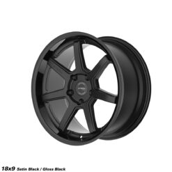 STROM DS-15 18x9 ET33 5x100 -Gloss Black / Satin Black Face