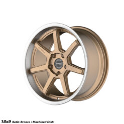 STROM DS-15 18x9 ET30 5x114,3 -Satin Bronze Face / Polished Dish