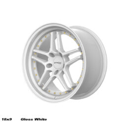 STROM DS-05 18x9 ET35 5x100 -Full Gloss White