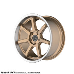 STROM DS-15 18x9,5 ET30 5x114,3 -Satin Bronze Face / Polished Dish