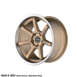 STROM DS-15 18x9,5 ET10 5x114,3 -Satin Bronze Face / Polished Dish