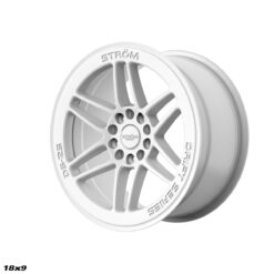 STROM DS-25 18x9 ET33 5x114,3|5x129 -Full Gloss White