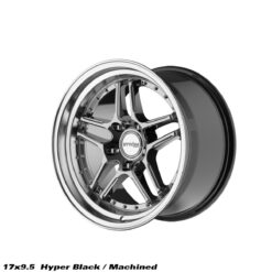 STROM DS-05 17x9,5 ET15 5x120 -Hyper Black / Polished Dish