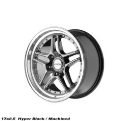 STROM DS-05 17x8,5 ET30 5x120 -Hyper Black / Polished Dish