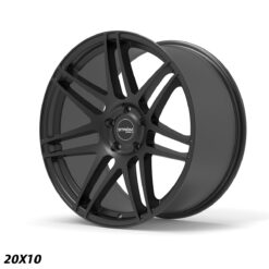 STROM STR3 20x10 ET42 5x112 -Full Satin Black