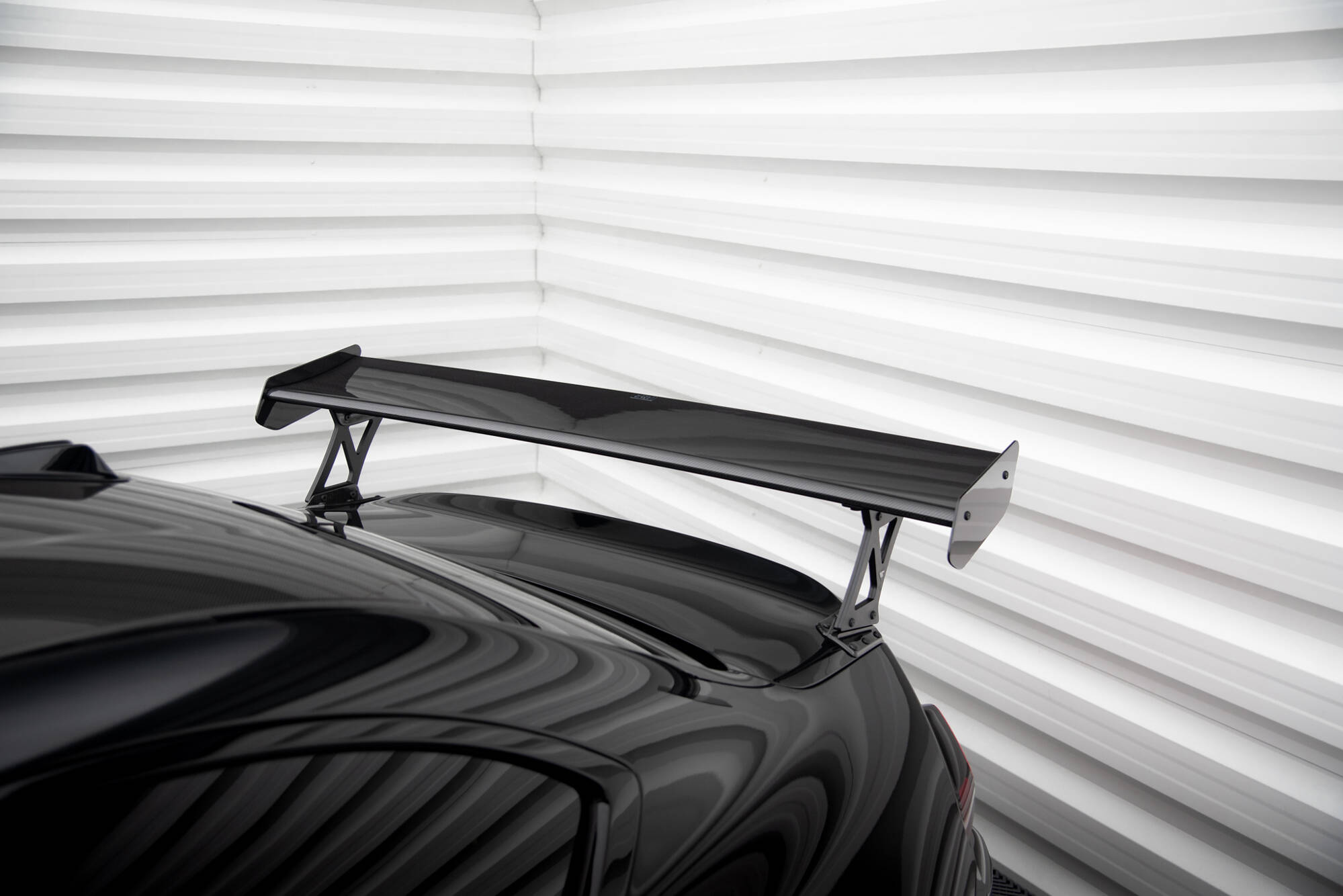 Carbon Fiber Spoiler With External Brackets Uprights +LED light BMW M2 G87 / M240i / 2 M-Pack / 2 Standard G42 - Image 6