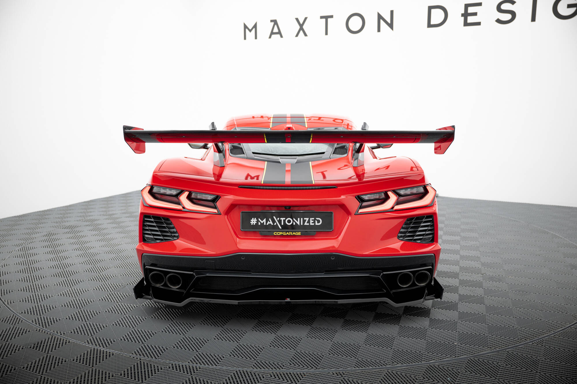 Carbon Spoiler Chevrolet Corvette C8 - Image 3
