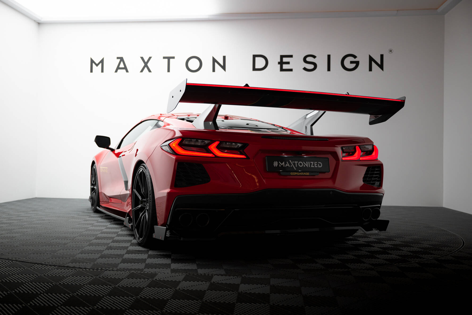 Carbon Spoiler + LED Chevrolet Corvette C8 - Image 7