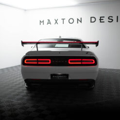 Alternative view of Carbon Spoiler + LED Dodge Challenger Mk3