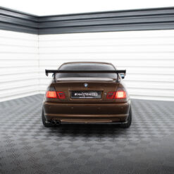 Alternative view of Carbon Spoiler With External Brackets Uprights BMW 3 Coupe E46