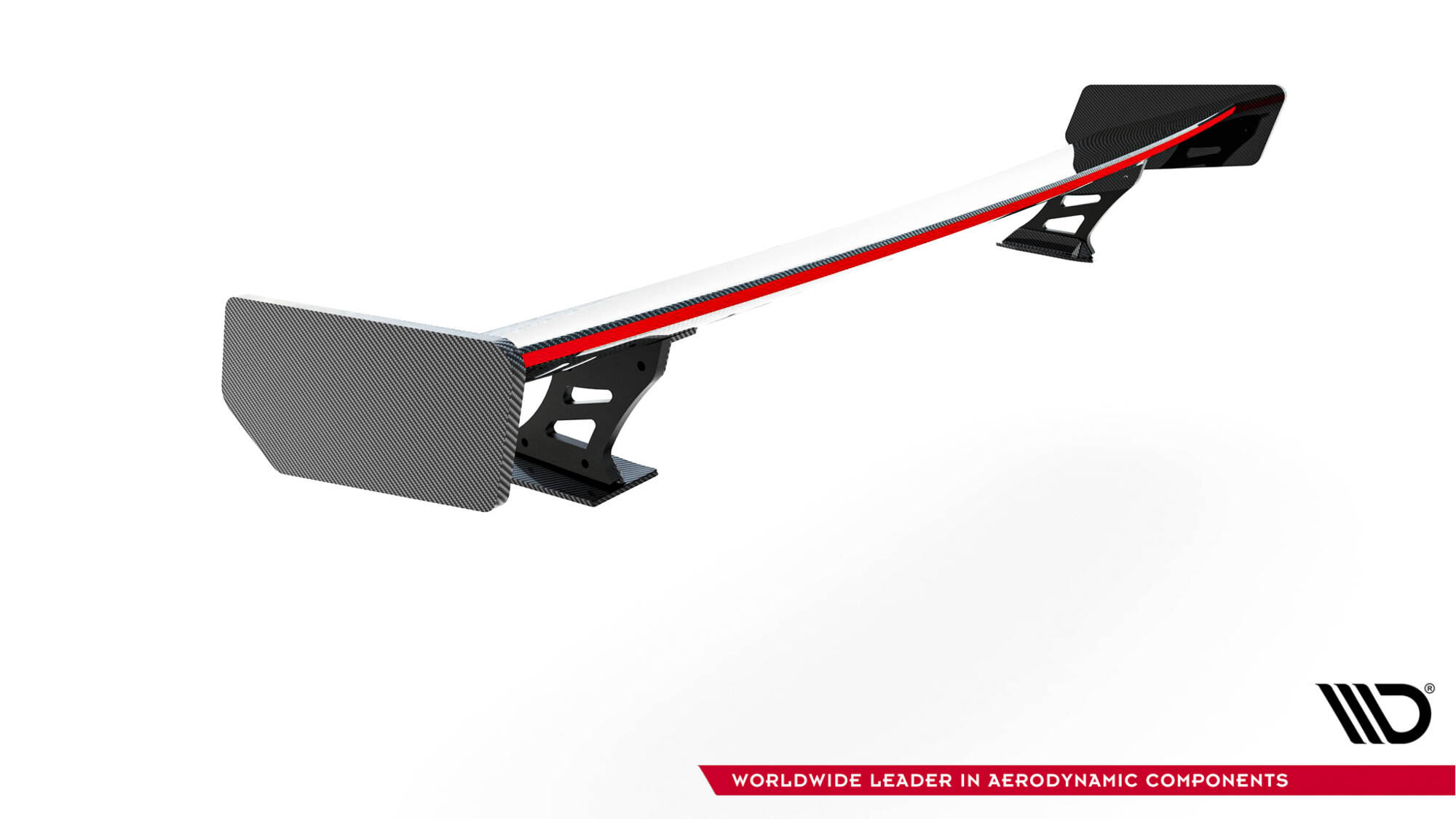 Carbon Spoiler With External Brackets Uprights + LED Audi A5 Coupe 8T - Image 15