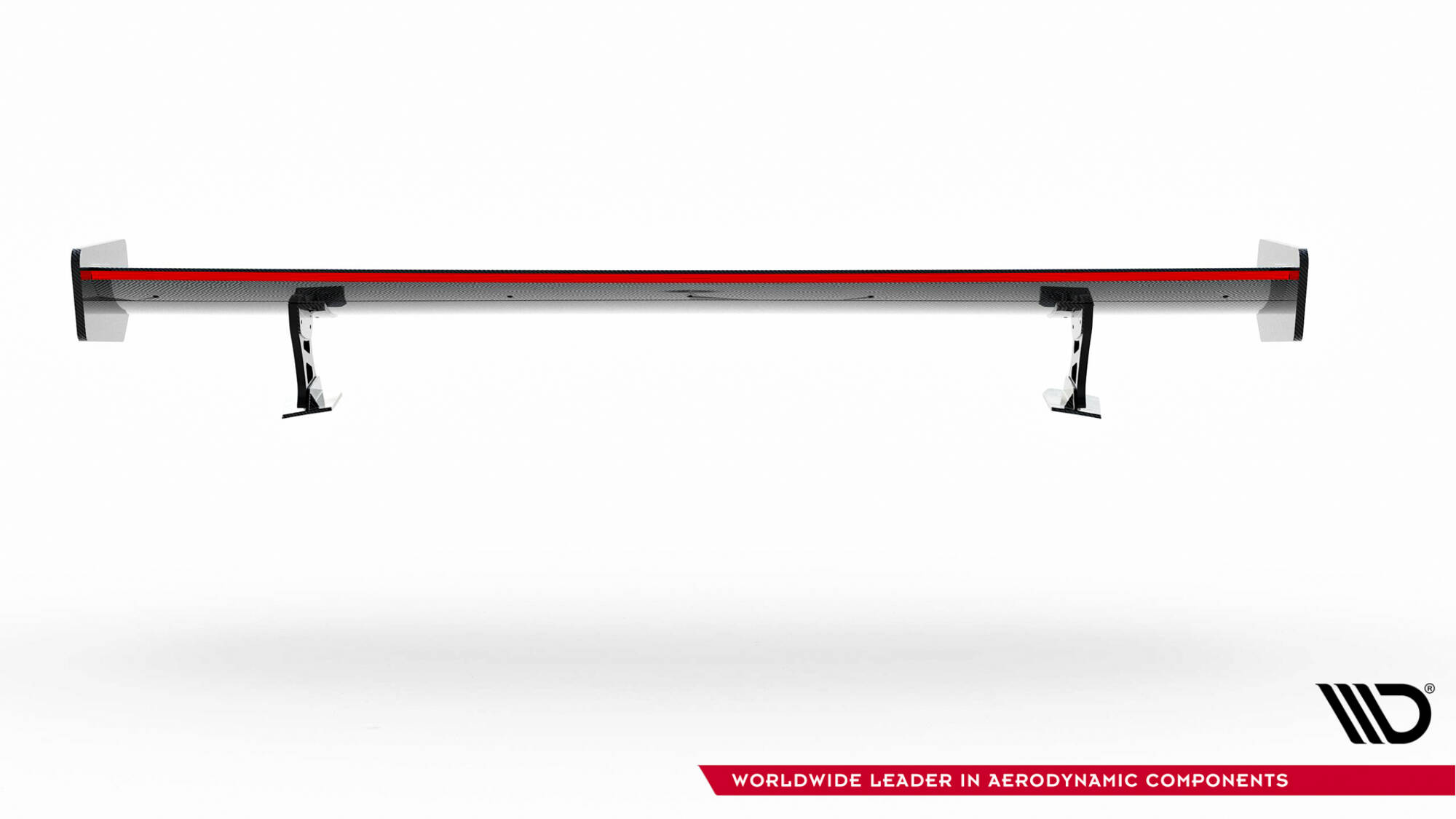 Carbon Spoiler With External Brackets Uprights + LED Audi A5 Coupe 8T - Image 17