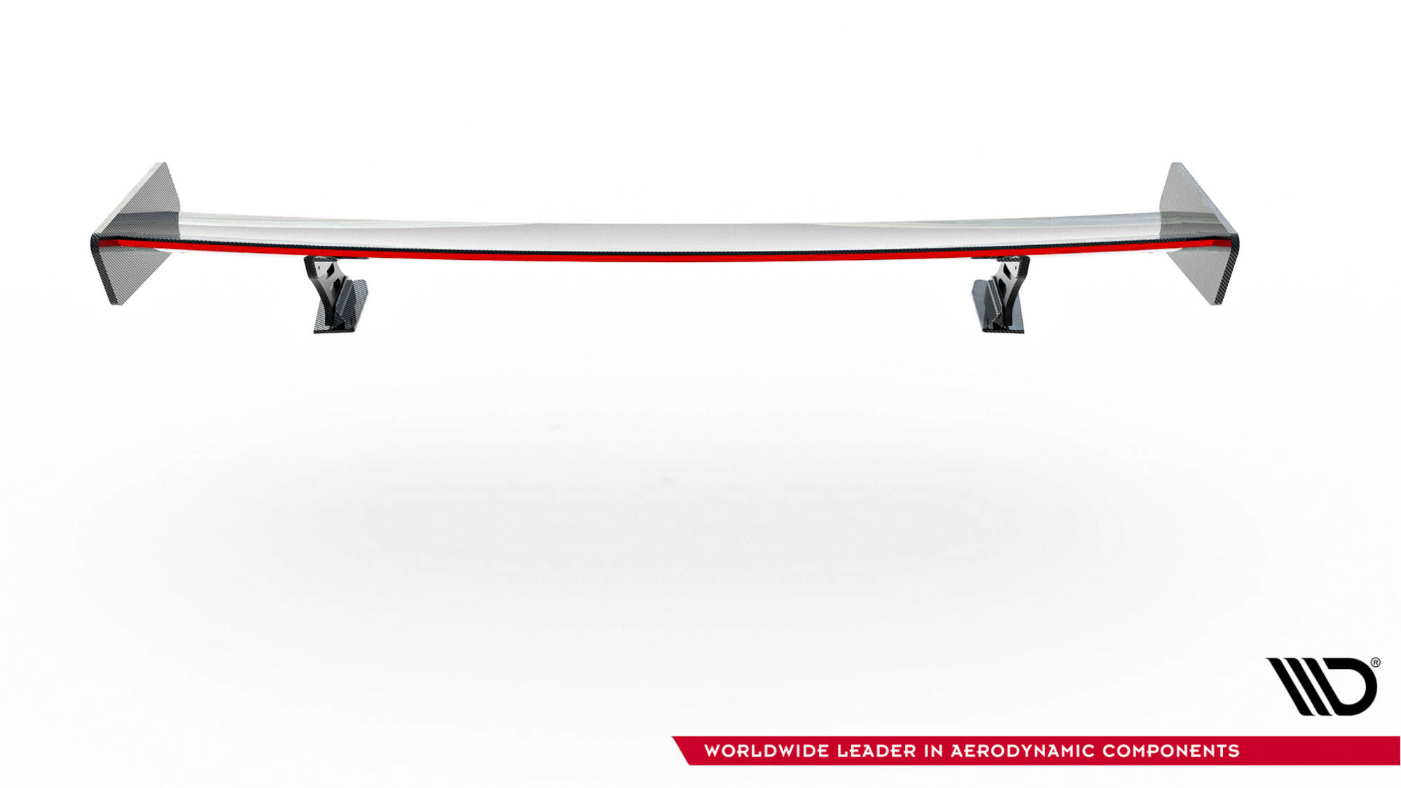 Carbon Spoiler With External Brackets Uprights + LED Audi A5 Coupe 8T - Image 18