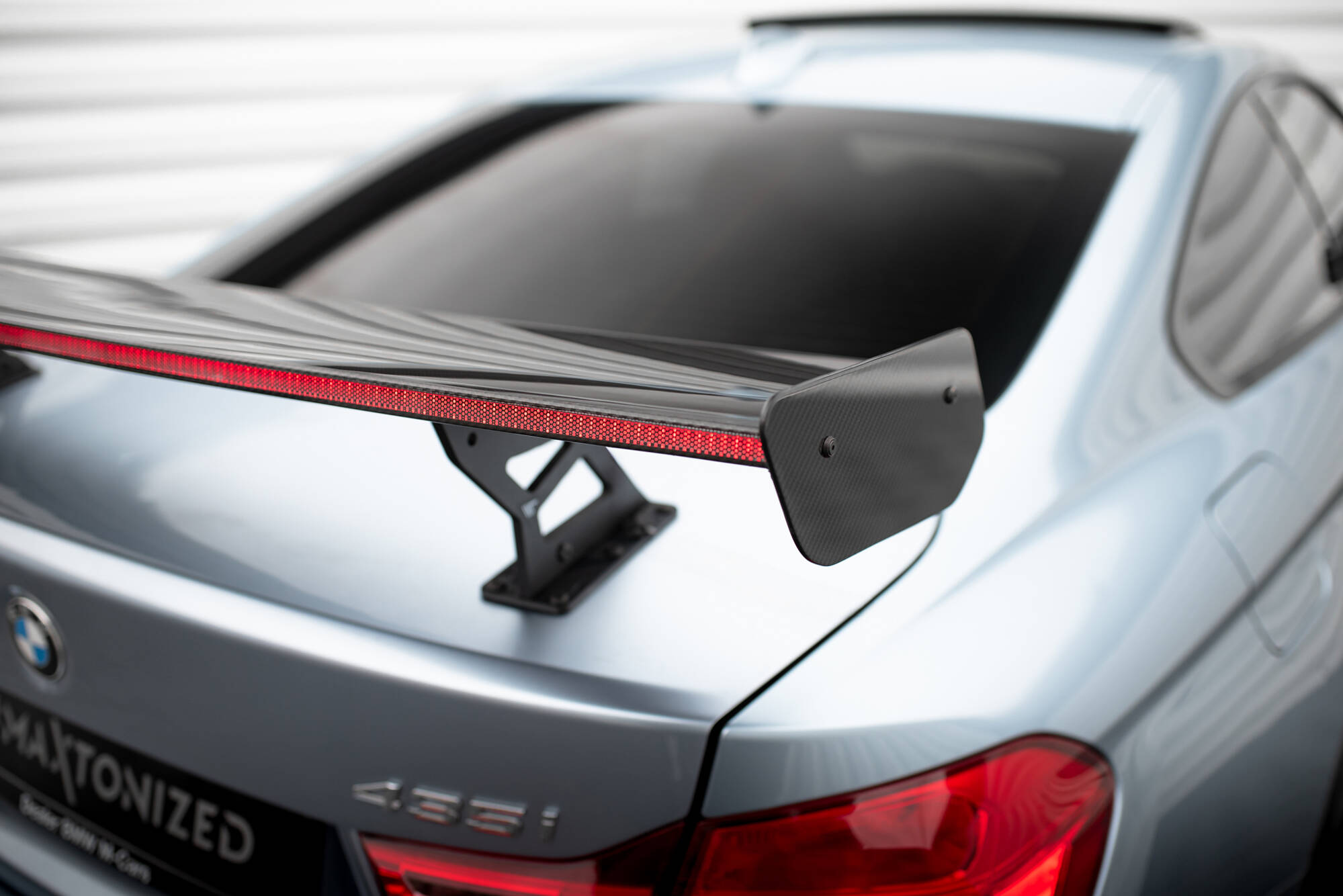 Carbon Spoiler With Internal Brackets Uprights + LED BMW 4 F32 / 4 F32 M-Pack Coupe - Image 3