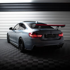 Alternative view of Carbon Spoiler With Internal Brackets Uprights + LED BMW 4 F32 / 4 F32 M-Pack Coupe