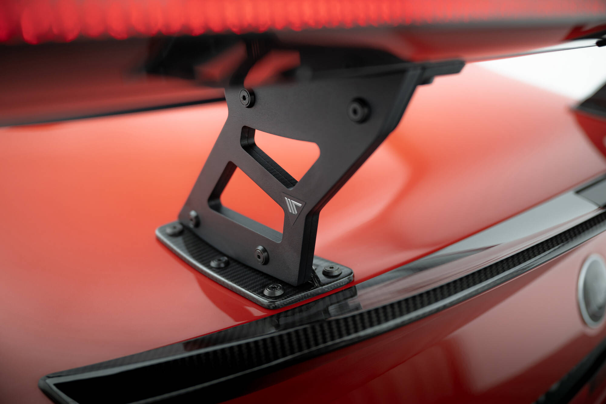 Carbon Spoiler With Internal Brackets Uprights + LED BMW M2 G87 - Image 12