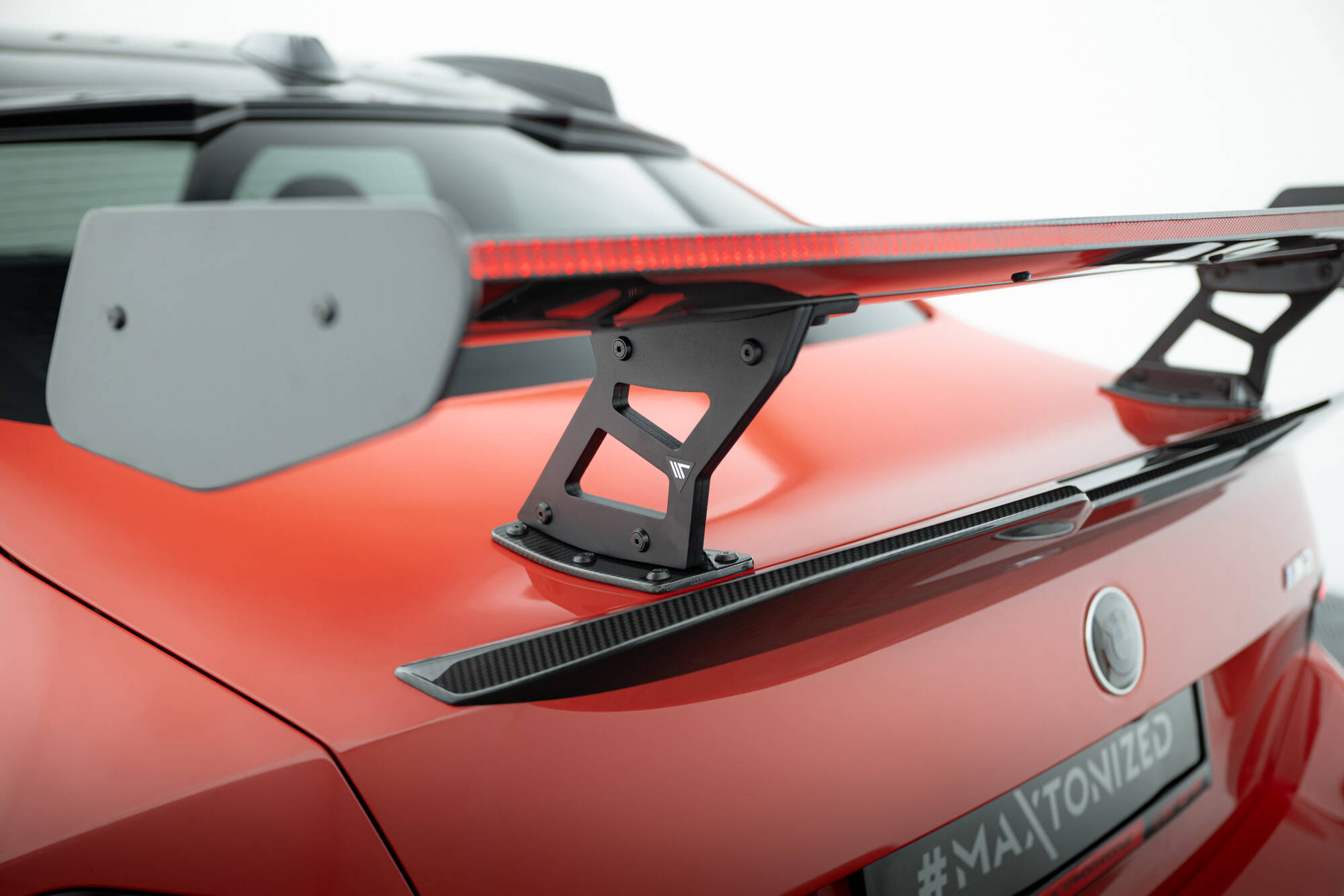 Carbon Spoiler With Internal Brackets Uprights + LED BMW M2 G87 - Image 10