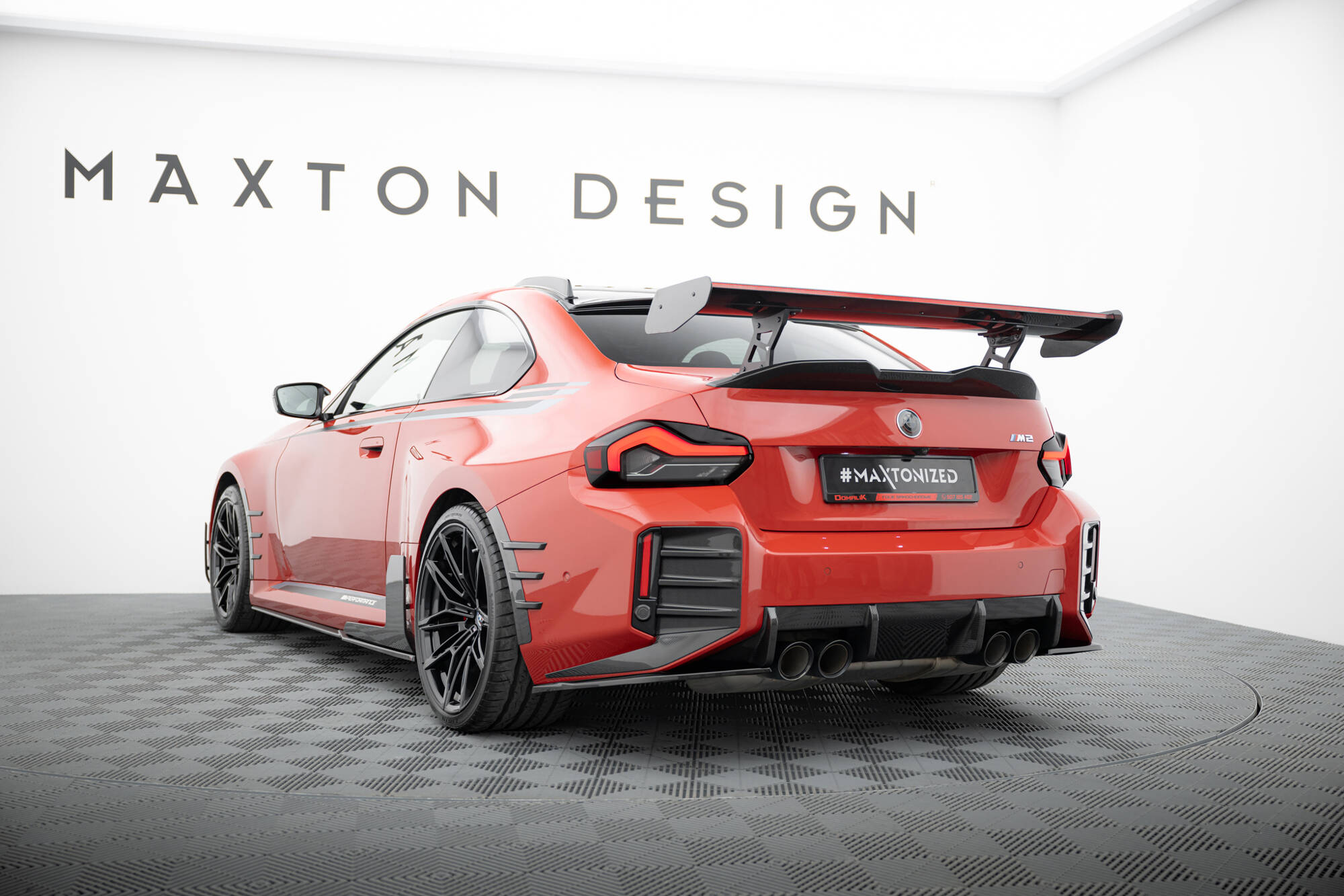 Carbon Spoiler With Internal Brackets Uprights + LED BMW M2 G87 - Image 11