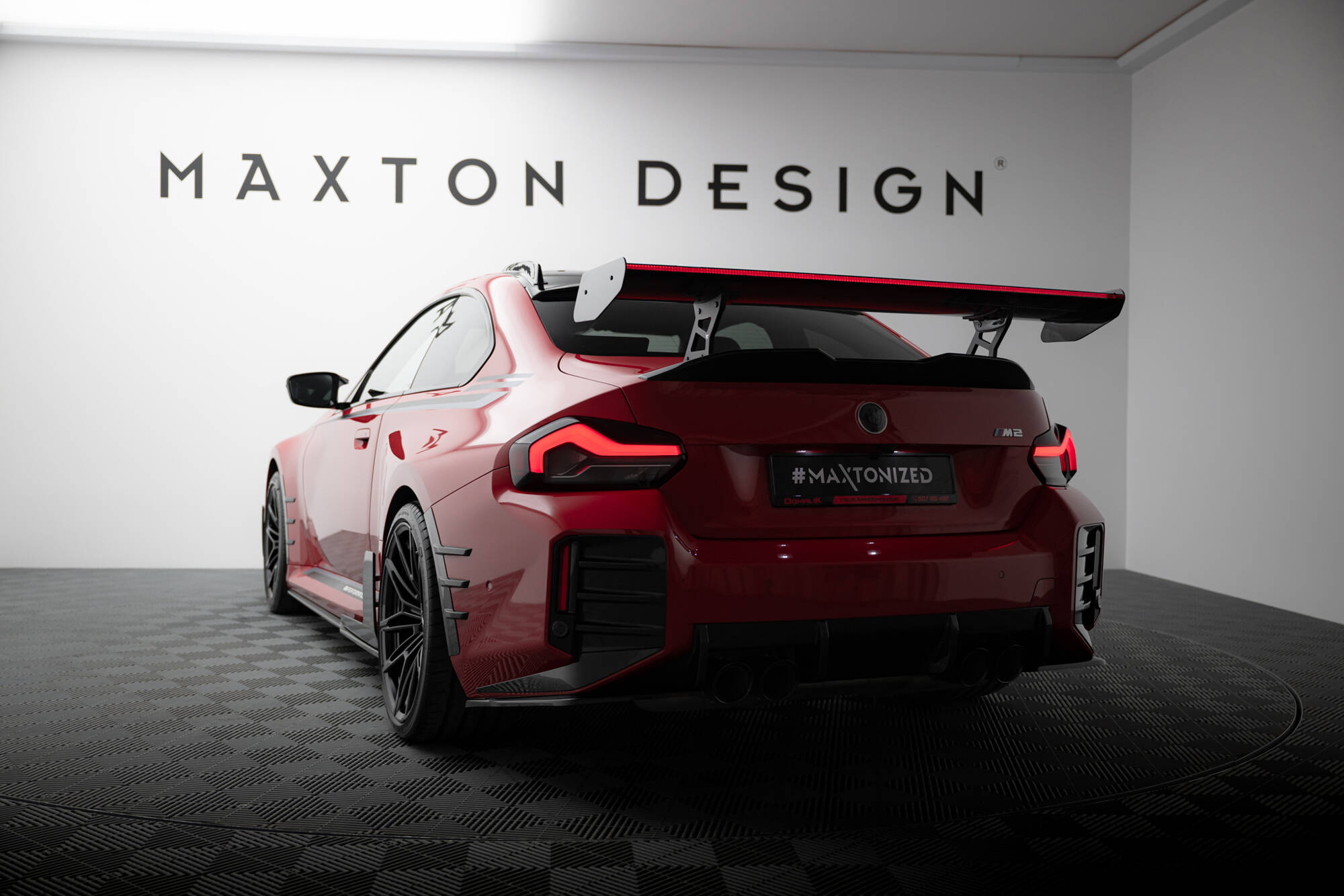 Carbon Spoiler With Internal Brackets Uprights + LED BMW M2 G87 - Image 3