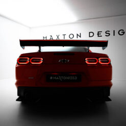 Alternative view of Carbon Spoiler With Internal Brackets Uprights + LED Chevrolet Camaro SS Mk6 Facelift