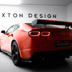 Carbon Spoiler With Internal Brackets Uprights + LED Chevrolet Camaro SS Mk6 Facelift