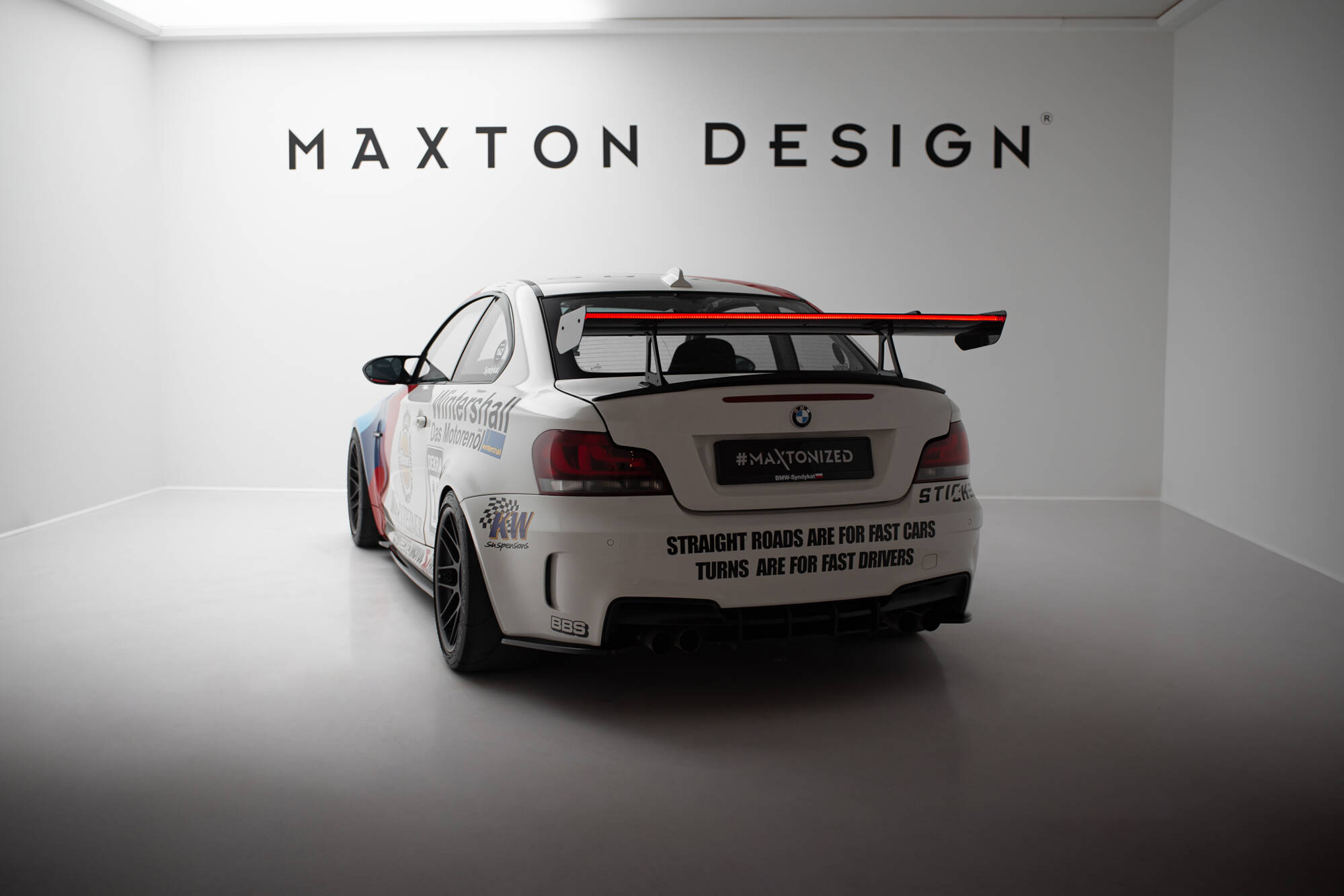 Carbon Spoiler With Upper Swan Mounting + LED BMW 1 M E82 - Image 3