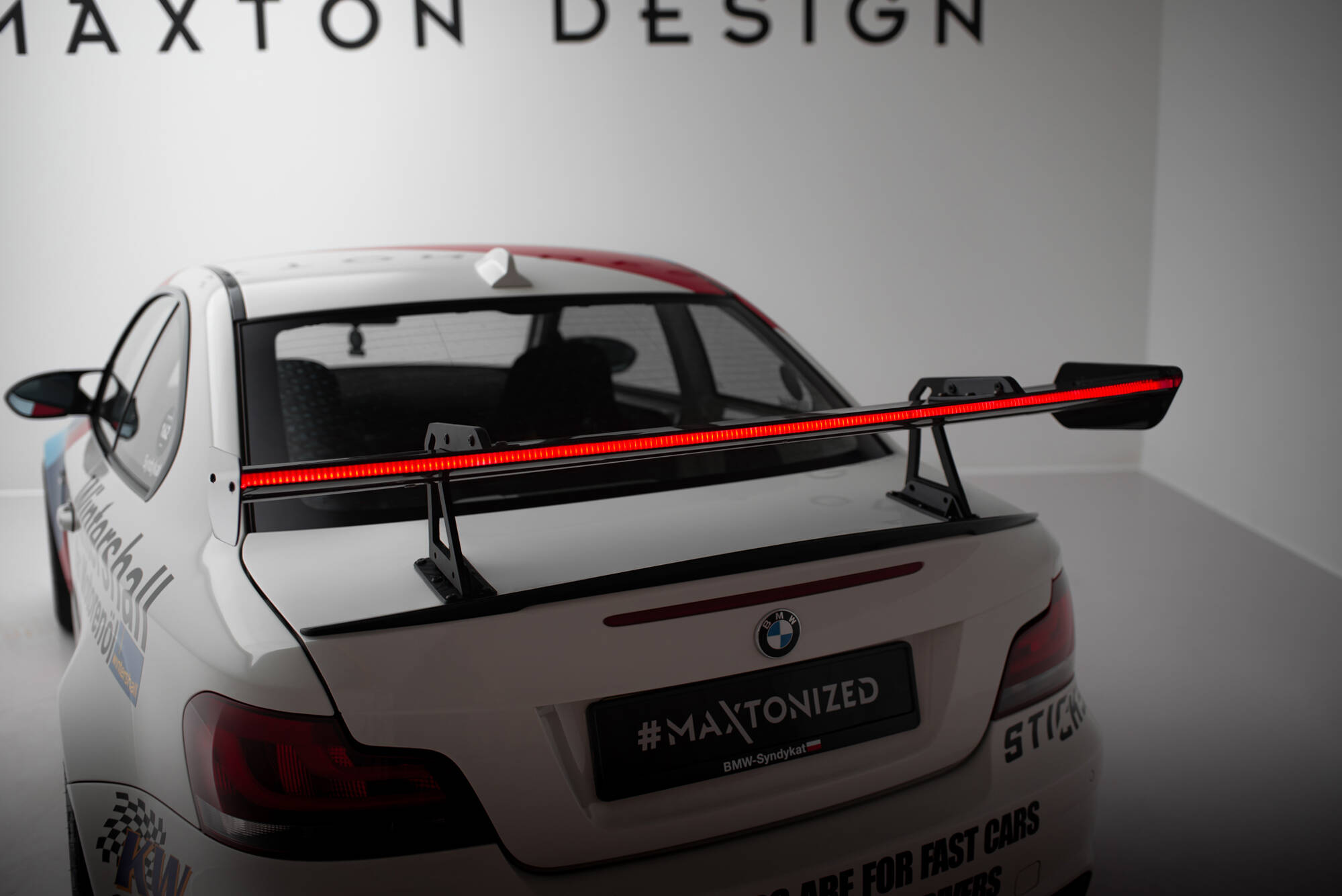 Carbon Spoiler With Upper Swan Mounting + LED BMW 1 M E82 - Image 4