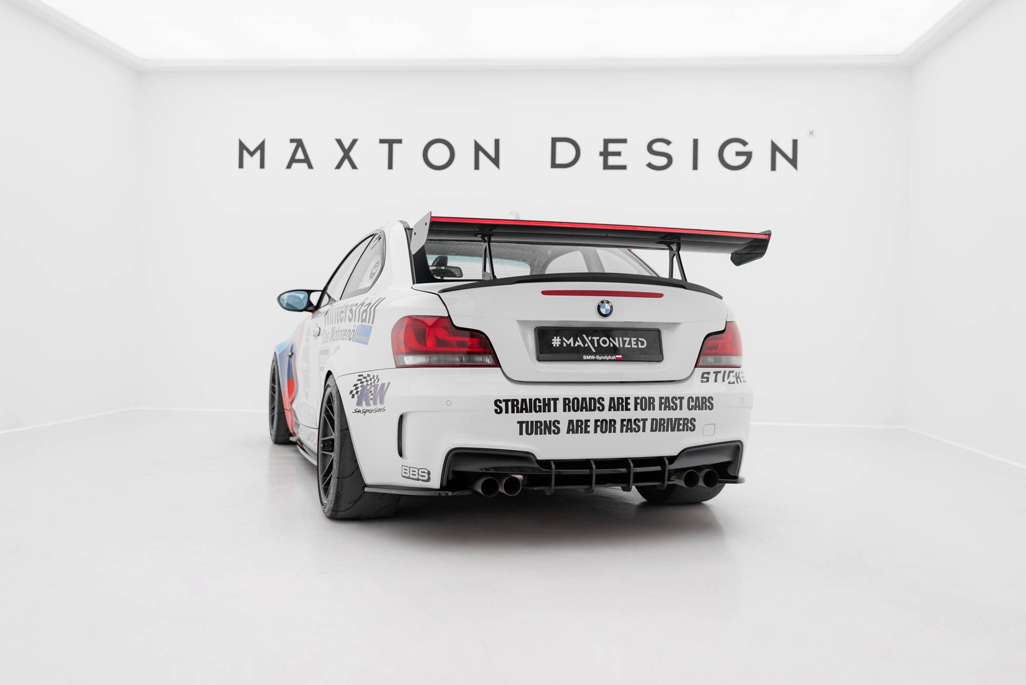Carbon Spoiler With Upper Swan Mounting + LED BMW 1 M E82 - Image 6
