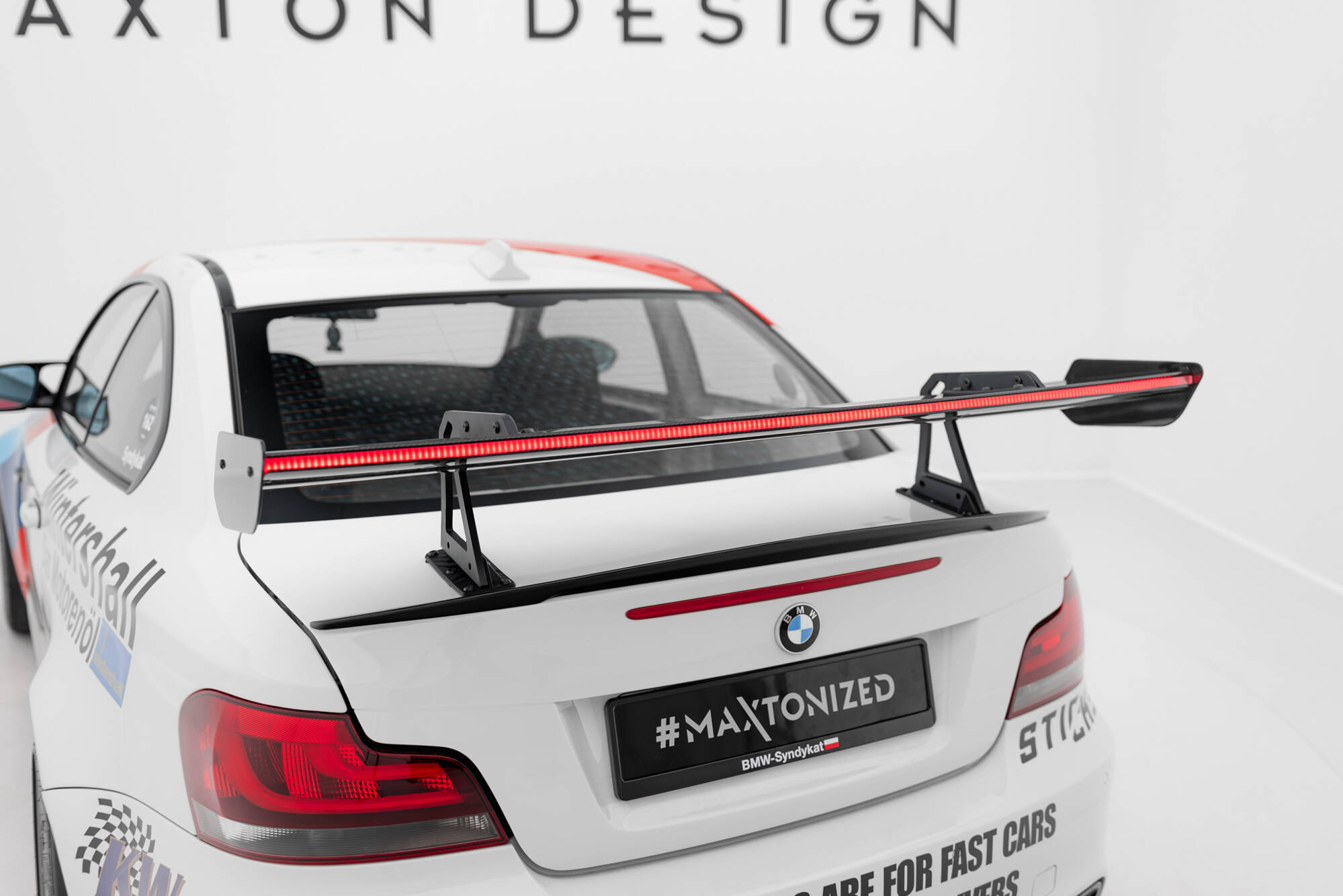 Carbon Spoiler With Upper Swan Mounting + LED BMW 1 M E82 - Image 7