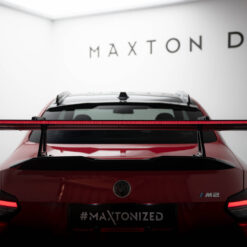 Alternative view of Carbon Spoiler With Upper Swan Mounting + LED BMW M2 G87