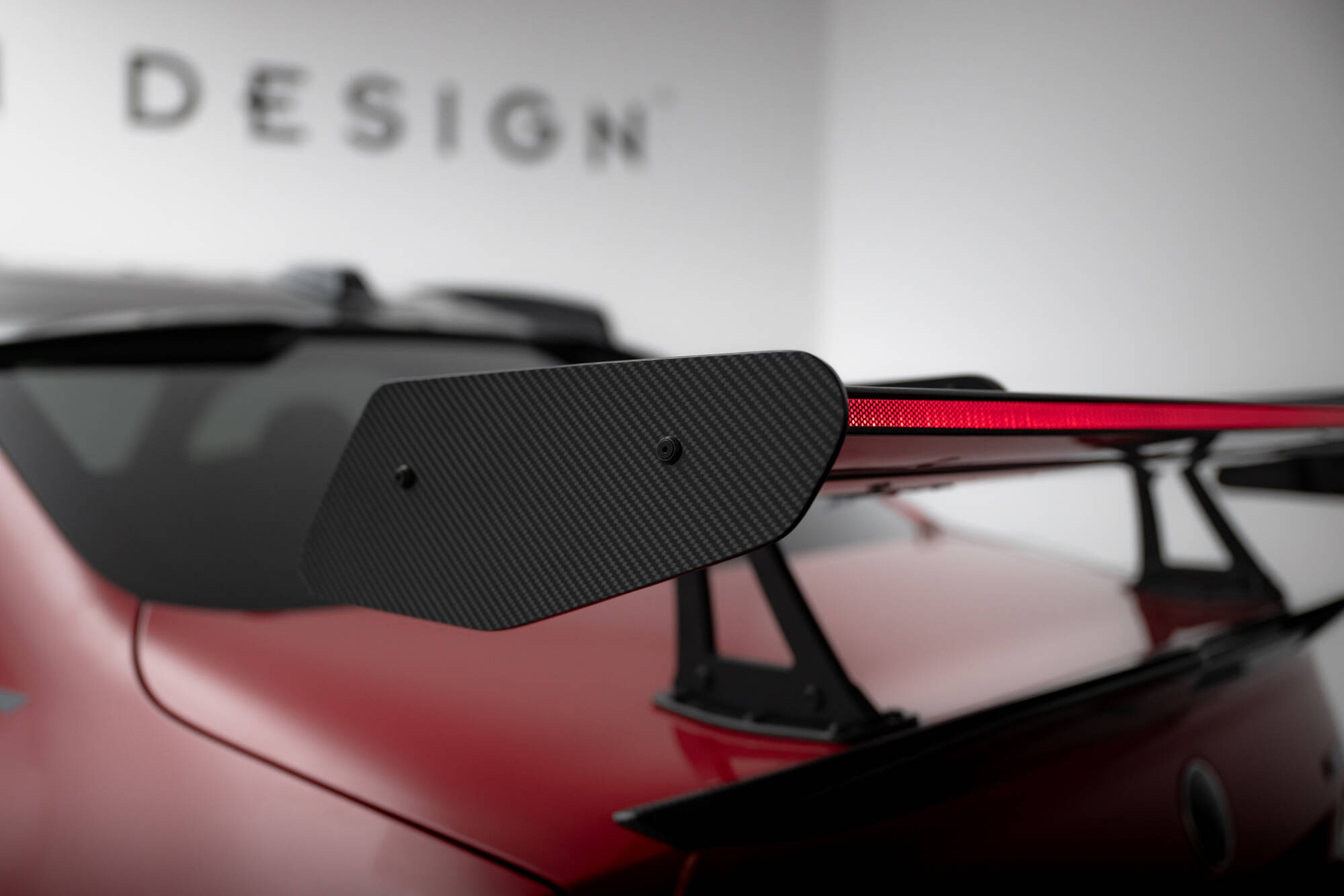 Carbon Spoiler With Upper Swan Mounting + LED BMW M2 G87 - Image 4
