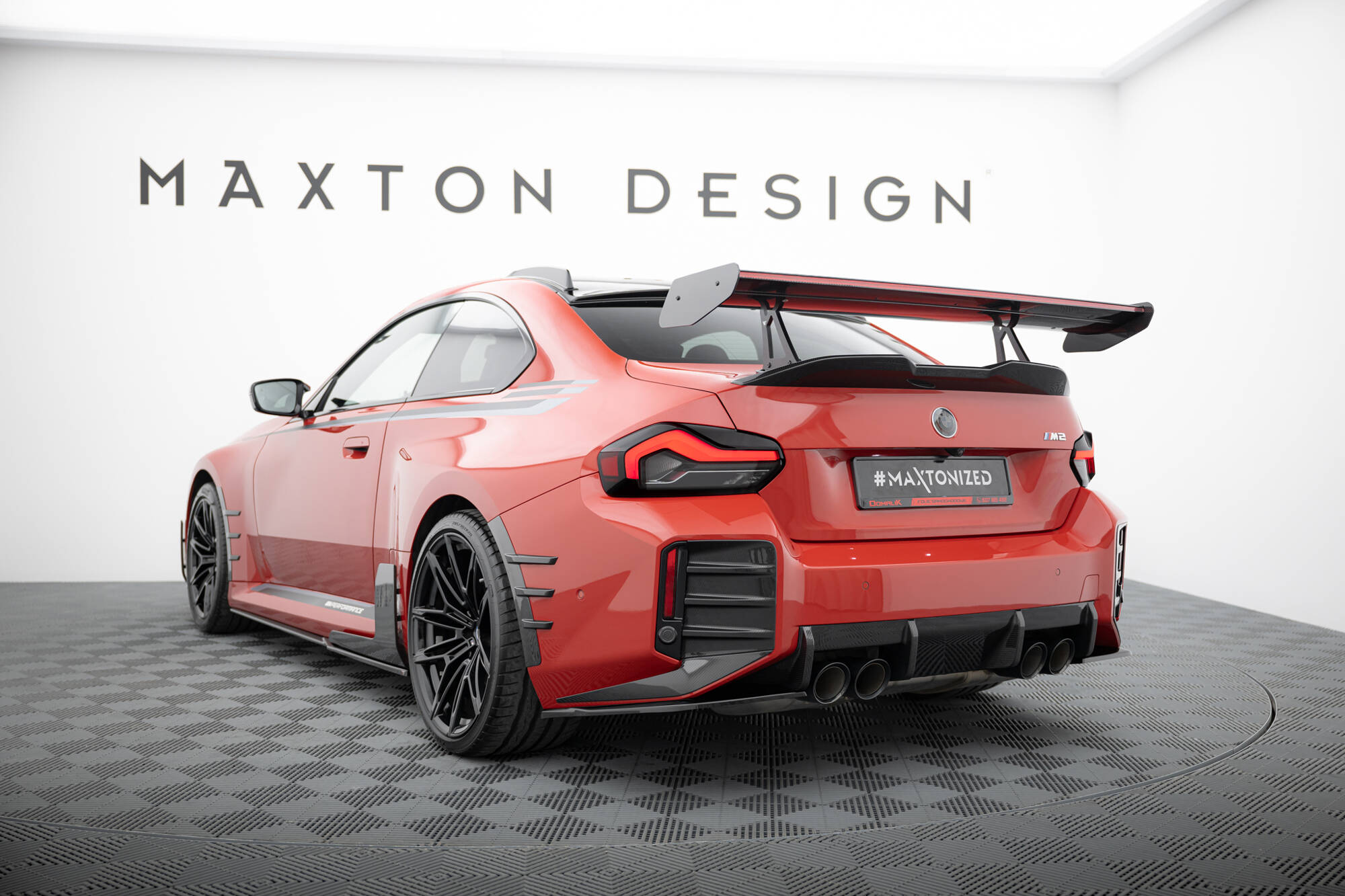 Carbon Spoiler With Upper Swan Mounting + LED BMW M2 G87 - Image 5